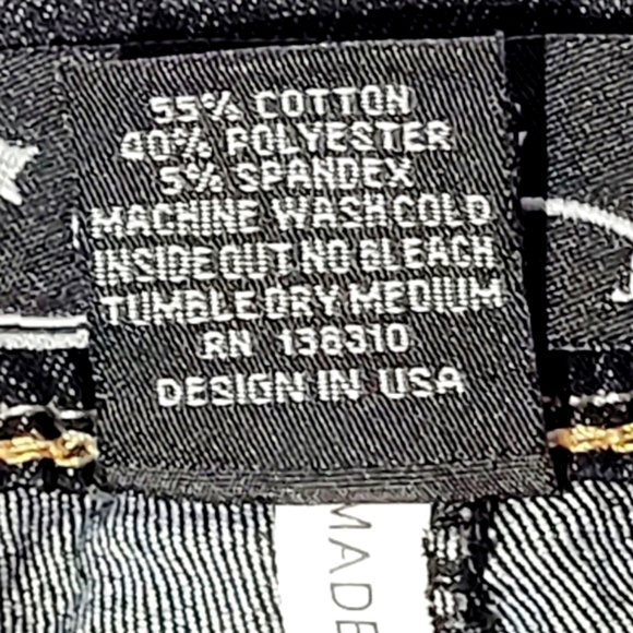 Masoi USA Distressed Black Stretch Skinny Jeans (15) - Picture 7 of 10